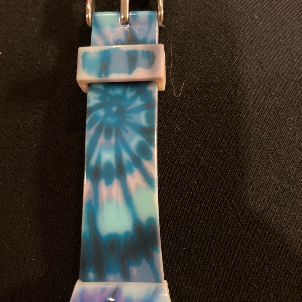 LOWEST🌸NWOT Prestige Medical Water Resistant Quartz Tie Dye Design Watch - Picture 7 of 7